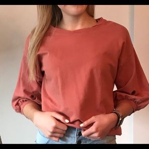 DownEast Size XS Coral Pink Shirt